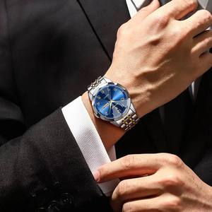Reloj de Pulsera para Hombre POEDAGAR 852 de Lujo, Cronógrafo Original, Resistente al Agua, Luminoso, de Cuarzo, Acero Inoxidable, Estilo Ejecutivo y Moderno - Product Image 3