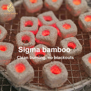 Briquetas de Carbón Vegetal Negro Natural de Bambú Sin Humo <span class=keywords><strong>Sigmar</strong></span> Manufacture para Barbacoa Turca - Product Image 4