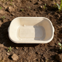 Barquette et récipient alimentaire jetables et compostables en bagasse de canne à sucre de haute qualité, capacité de 30 oz, pour l'emballage des repas en restaurant