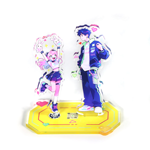 Hot Sale Transparent Plastic Acrylic Shaker Charm Popular UV Printed Craft Item
