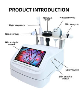 Análisis de cabello Máquina analizadora de cuero cabelludo Peine de alta freouencia Revitaliza los poros Masaje Cuidado Relax the Sclap Máquina de análisis de cabello - Product Image 2