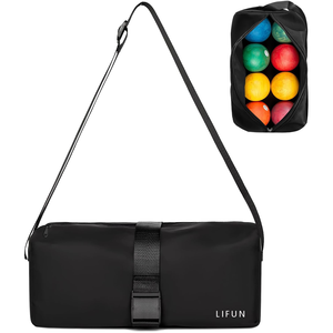 Sac de transport pour boules de bocce avec poches, sac de rangement étanche pour 8 balles de bocce - Product Image 1