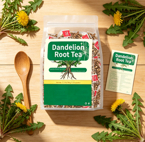 Té de Raíz de Diente de León Seca Natural al por Mayor, Mezcla de Hierbas Aromáticas para la Salud Intestinal, en Bolsitas, Marca Guti, 90g - Product Image 4