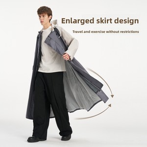 <span class=keywords><strong>Cape</strong></span> <span class=keywords><strong>de</strong></span> <span class=keywords><strong>pluie</strong></span> longue et intégrale pour adultes, résistante et imperméable, pour la conduite <span class=keywords><strong>de</strong></span> vélos électriques, la randonnée, en tissu polyester - Product Image 4