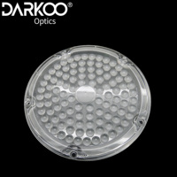 Lentilles diffuseur pour éclairage haut-bay UFO 254 LED, forme ronde de 280 mm, 120 degrés, lentille pour lampe haut-bay LED