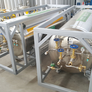 ถังเก็บความเย็นแบบแรงดันภายนอกสแตนเลสใหม่ DPW 499L สำหรับเก็บของเหลว CO2/ออกซิเจน ถังเก็บความเย็นแบบเดวาร์ - Product Image 2