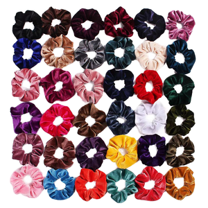 กิ๊บติดผมกำมะหยี่สีพื้นคุณภาพสูง ทนทาน ขนาด 10 ซม. แฟชั่นลำลองสำหรับผู้หญิง บรรจุภัณฑ์ปรับแต่งได้ - Product Image 1