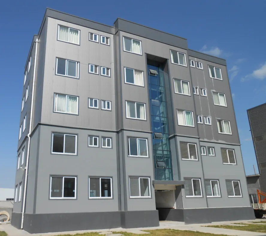 Bangunan Baja Rumah Pabrikan Kualitas Tinggi Apartemen Gaya Rumah Prefab Struktur Baja Rumah Kualitas Tinggi