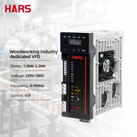 Variateur de vitesse de moteur AC monophasé/triphasé HARS 1,5 kW/2,2 kW pour machines à bois 380 V