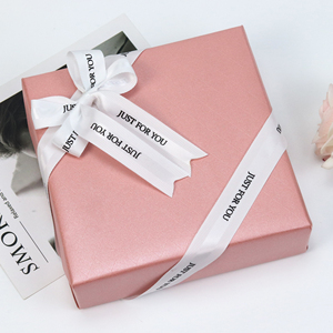 Thân Thiện Với Môi Vàng Cạnh Polyester Grosgrain Satin Đóng Gói Ribbon Bow Với Dây Đàn Hồi Bền Vững Băng - Product Image 2