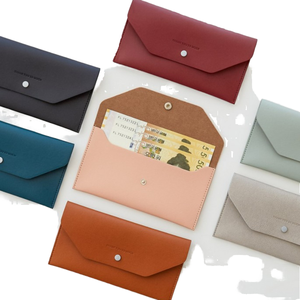 Portefeuille carré en cuir PU, élégant et pratique pour l'organisation de l'argent quotidien, idéal comme cadeau d'affaires pour le rangement de billets. - Product Image 1