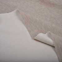 Tissu en molleton de Paris teint en fil, jersey simple et tissu acrylique composite multicouche laminé pour robes et pantalons de jogging d'hiver