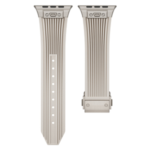 Cinturino in Silicone sportivo personalizzato di lusso per cinturino in gomma traspirante iwhtch connettore in metallo <span class=keywords><strong>Apple</strong></span> <span class=keywords><strong>Ultra</strong></span> 2 <span class=keywords><strong>Watch</strong></span> 5 6 7 8 SE - Product Image 5