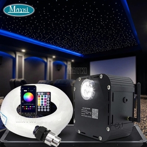 50W RGBW Funkelndes LED-Glasfaser-Sternenhimmel-Set mit App-Steuerung für Auto-Sternenhimmel und Heimkino-Beleuchtung - Product Image 1