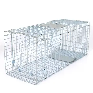 Gevouwen Humane Levende Dier Kooi Val Voor Ratten, Katten, Konijnen, Wasberen, Martens, Vossen, varken, Wilde Zwijnen, Vogels, Duiven Fabrikant