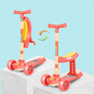 Neuer hochwertiger Griff Dreirad Flash Balance Fahrrad Blinkendes Rad Kind Kinder Kick <span class=keywords><strong>Scooter</strong></span> - Product Image 3