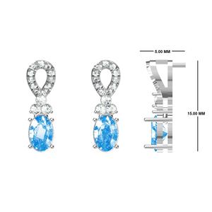 ต่างหูแบบชาติพันธุ์สีทอง10K/14K/18K มีสไตล์ทำจากโรเดียมประดับเพชรสำหรับคนรักเครื่องประดับที่มีจริยธรรม - Product Image 6