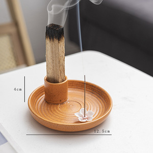 YML usine en gros céramique porte-bâton d'encens palo santo support à bois blanc <span class=keywords><strong>sauge</strong></span> encens sage bâton brûleur - Product Image 2