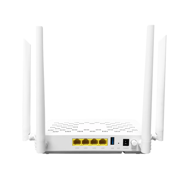 High Speed WiFi6 FTTH Fiber Optic Access Point AX3000 MESH XPON ONU Router with RJ45 LAN Port