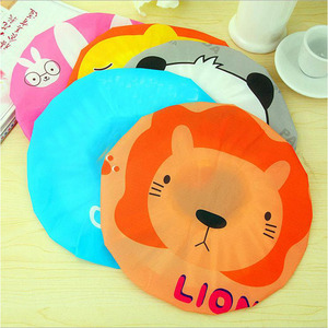 Gorro de Ducha para Mujer con Diseño de Dibujos Animados, Estilo Japonés, Grueso, Impermeable, para Lavar el Cabello, Protección Contra el Humo de Aceite - Product Image 2