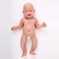 Muñeca Reborn de Silicona de 23 Pulgadas (58.42 cm), Pintada y Lavable, con Ropa de Bebé para Niños de 4 a 6 Años