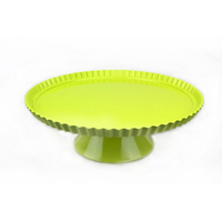 Présentoir à Gâteau en Mélamine Rond Rose et Violet, Sans BPA, Réutilisable, pour Bureau, Pâtisserie, Événements, Fêtes, Mariages - Vente en Gros Usine