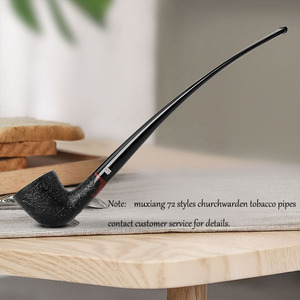 Pipe da Tabacco Muxiang 72 Modelli Churchwarden in Radica di Erica Fabbrica per Ordini di Importazione, Ingrosso e Dettaglio - Product Image 1