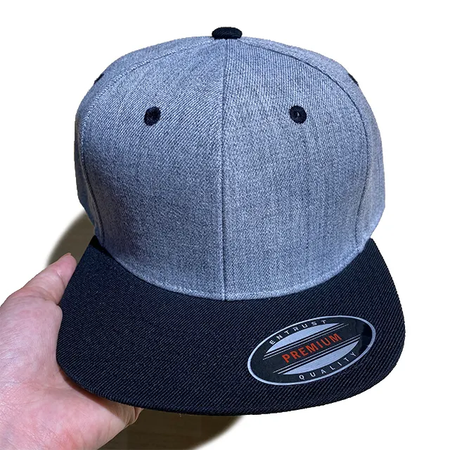OEM Custom Design Your Own Logo 6 Panel High Quality Flat Brim Plain Cotton Hip Hop Snapback Hat Caps