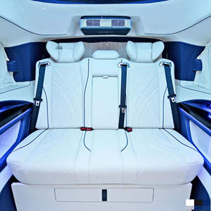 Canapé-lit de luxe pour voiture, utilisé pour la conversion de véhicule avec fonction coulissante et accoudoir central, sièges couchants pour bus - Product Image 4