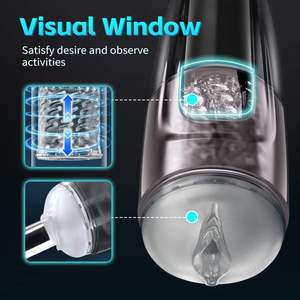 Volwassen Product Speelgoed 10 Modi Thrusting Roterende Handen Gratis Automatische Mannelijke Masturbators Pocket Pussy Stroker Seksspeeltjes Voor Mannen - Product Image 5