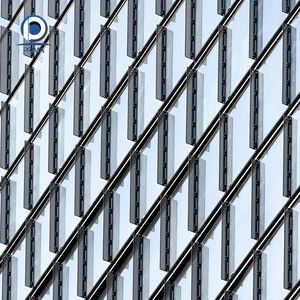 Muro Cortina de Vidrio y Aluminio Contemporáneo PRIMA con <span class=keywords><strong>Aislamiento</strong></span> Térmico <span class=keywords><strong>para</strong></span> Fachada Exterior de Edificios - Product Image 1