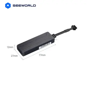 Seeworld Micro Bicicleta GPS Localizador S102A Mini Rastreador Com Rastreamento em Tempo Real 9 ~ 90V Motor Vibração Alarme