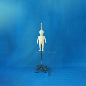 Vestido de cuerpo completo para niños pequeños, maniquí con cabeza, maniquí de media altura ajustable, muñeco de <span class=keywords><strong>modista</strong></span> - Product Image 5