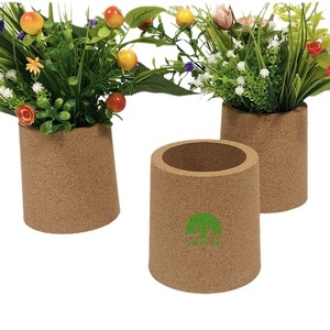 Portalápices de Corcho Redondo con Impresión UV, Decoración de Escritorio, Maceta, Almacenamiento de Papelería, Artículo de Regalo - Product Image 1