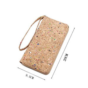 <span class=keywords><strong>Portefeuille</strong></span> en <span class=keywords><strong>liège</strong></span>/Long <span class=keywords><strong>portefeuille</strong></span> pour femmes/sac à main pour femmes, promotion personnalisée de luxe en lin RFID monogramme <span class=keywords><strong>portefeuille</strong></span> porte-cartes à fermeture éclair pour femmes - Product Image 3