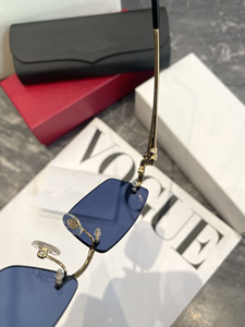 <span class=keywords><strong>Lunettes</strong></span> <span class=keywords><strong>de</strong></span> soleil <span class=keywords><strong>de</strong></span> luxe rétro 2026 pour hommes et femmes, <span class=keywords><strong>lunettes</strong></span> polarisées carrées sans monture <span class=keywords><strong>de</strong></span> qualité supérieure avec logo original UV400 - Product Image 6