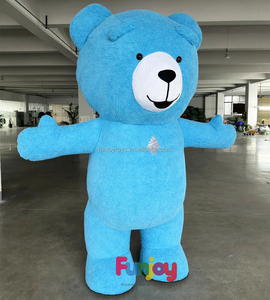 Disfraz de Mascota de Oso de Peluche Inflable Gigante - Mono de Cosplay de Estilo de Dibujos Animados de Anime Colorido - Product Image 3