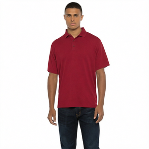Camiseta Polo de Piqué de Poliéster para Hombre, Bordada, de Secado Rápido, Manga Corta, Deportiva, Casual, para Golf - Product Image 1