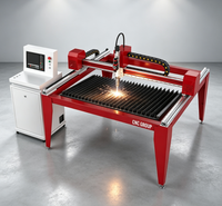 Machine de découpe laser à fibre compacte 1313, découpeuse laser CNC pour tôles métalliques équipée d'un refroidisseur d'eau