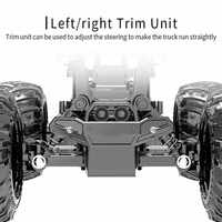 Caméra et chargeur inclus - Camion monstre télécommandé 4x4 2.4G 1:18 sans balais, haute vitesse, pour escalade, drift et course tout-terrain