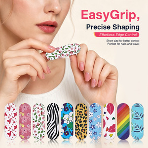 Vente en gros de mini-limes à ongles ovales de 6 cm * 2 cm, lime à ongles double face, lime à ongles portable, mini-limes à ongles pour kit d'outils de nail art - Product Image 6