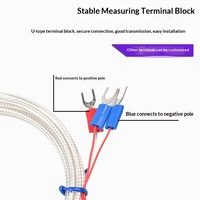 Sonde de température PT100 à résistance thermique, type prise aviation, thermocouple de type K