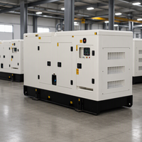 Groupe électrogène diesel GRW200 50Hz 200KW 250KVA, démarrage électrique 24V DC, ATS, super silencieux, capot insonorisé, alimentation de secours industrielle