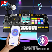 Mixeur DJ multifonction Bluetooth, lecteur de disques, jouet musical pour enfants, instrument éducatif
