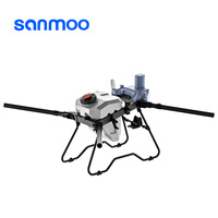 Drone de pulvérisation agricole industriel Sanmoo, pulvérisateur automatique de cultures, réservoir de 20 L, étanche IP56, haute sécurité, grandes fermes, vergers