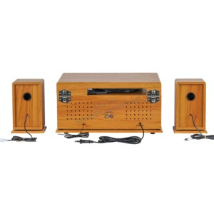 Tocadiscos de Vinilo Portátil de Alta Calidad con 2 Altavoces Externos, Reproductor de Gramófono, Reproductor de Audio y Discos de Vinilo - Product Image 4
