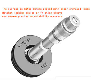 Qinghai ad alta precisione Tre micrometri interni puntano cerchio interno righello di misurazione per la misurazione del foro interno - Product Image 5