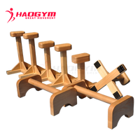Barres parallèles en bois HAOGYM pour gymnastique, pour exercices de position debout sur les mains, longueur 50 cm