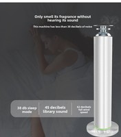 Diffuseur d'encens électrique à deux fluides M202C OEM avec logo personnalisé, luxueux, en métal, avec éclairage LED pour usage domestique et commercial
