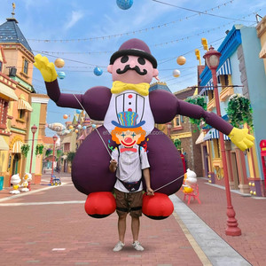 Marioneta <span class=keywords><strong>de</strong></span> Payaso Inflable Andante <span class=keywords><strong>de</strong></span> Efun, MOQ 1 Pieza, para Desfiles al Aire Libre y Actuaciones Circenses - Product Image 3